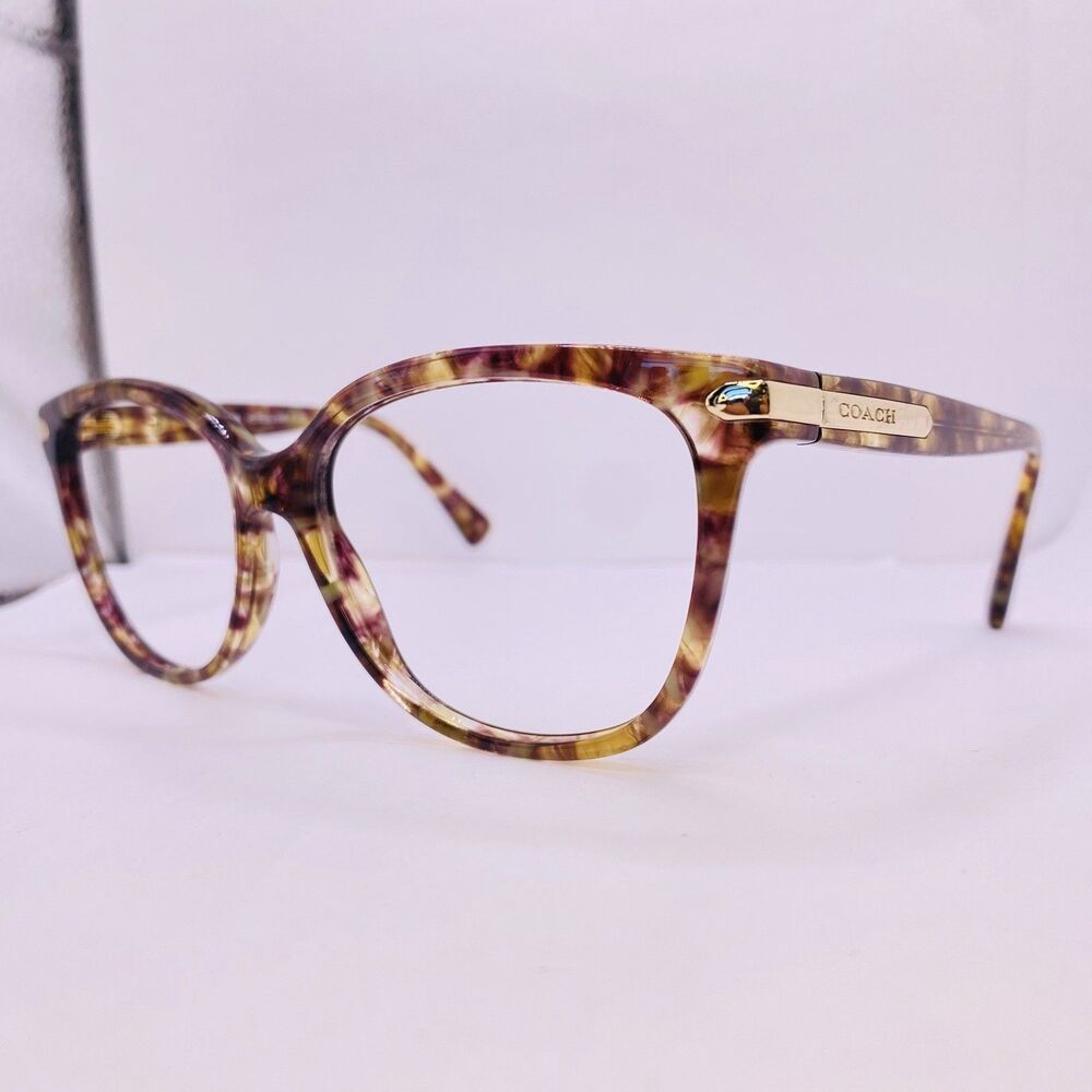 Coach Eyeglasses Sunglasses Frame HC 8132 528713 Confetti Light Brown 57-17-135